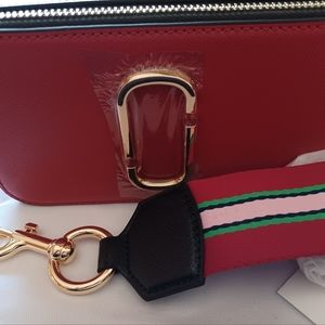 Marc Jacobs Snapshot in Fire Red Multi and Coconut Multi